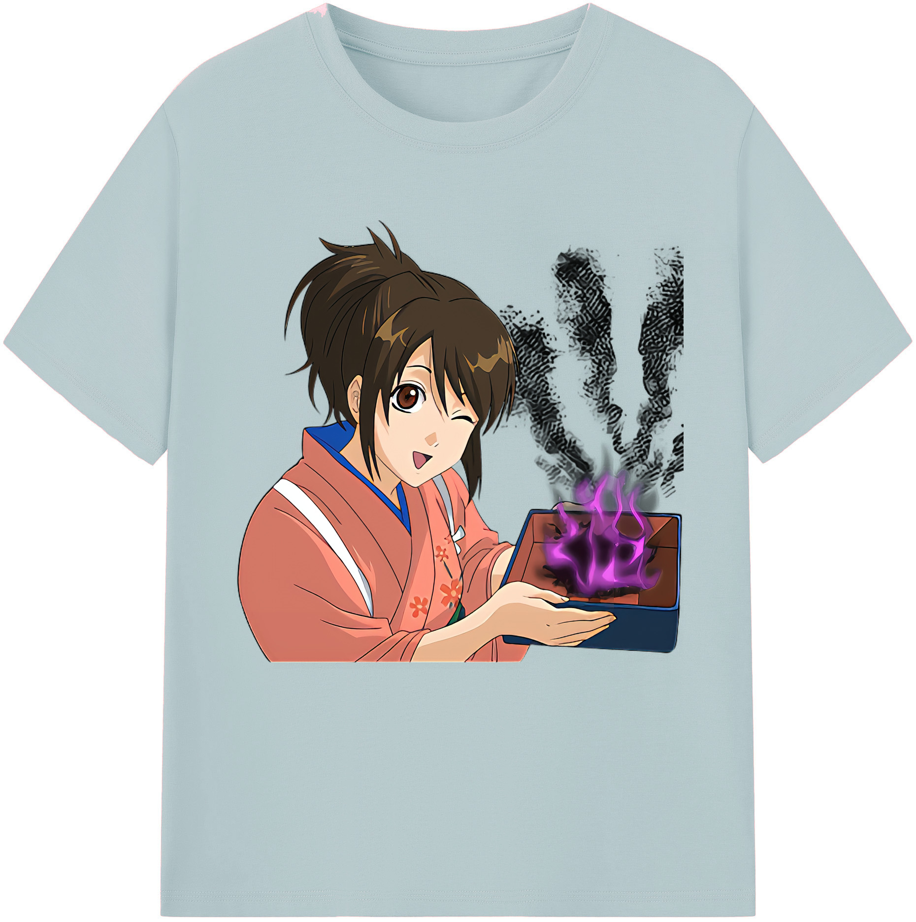（画像用） ぎんたま 坂田銀時（さかたぎんとき） 神楽 志村新八（しむら しんぱち） GINTAMA Sakata Gintoki Kagura Shimura Shinpachi 綿100％半袖Tシャツ（フロントプリント）